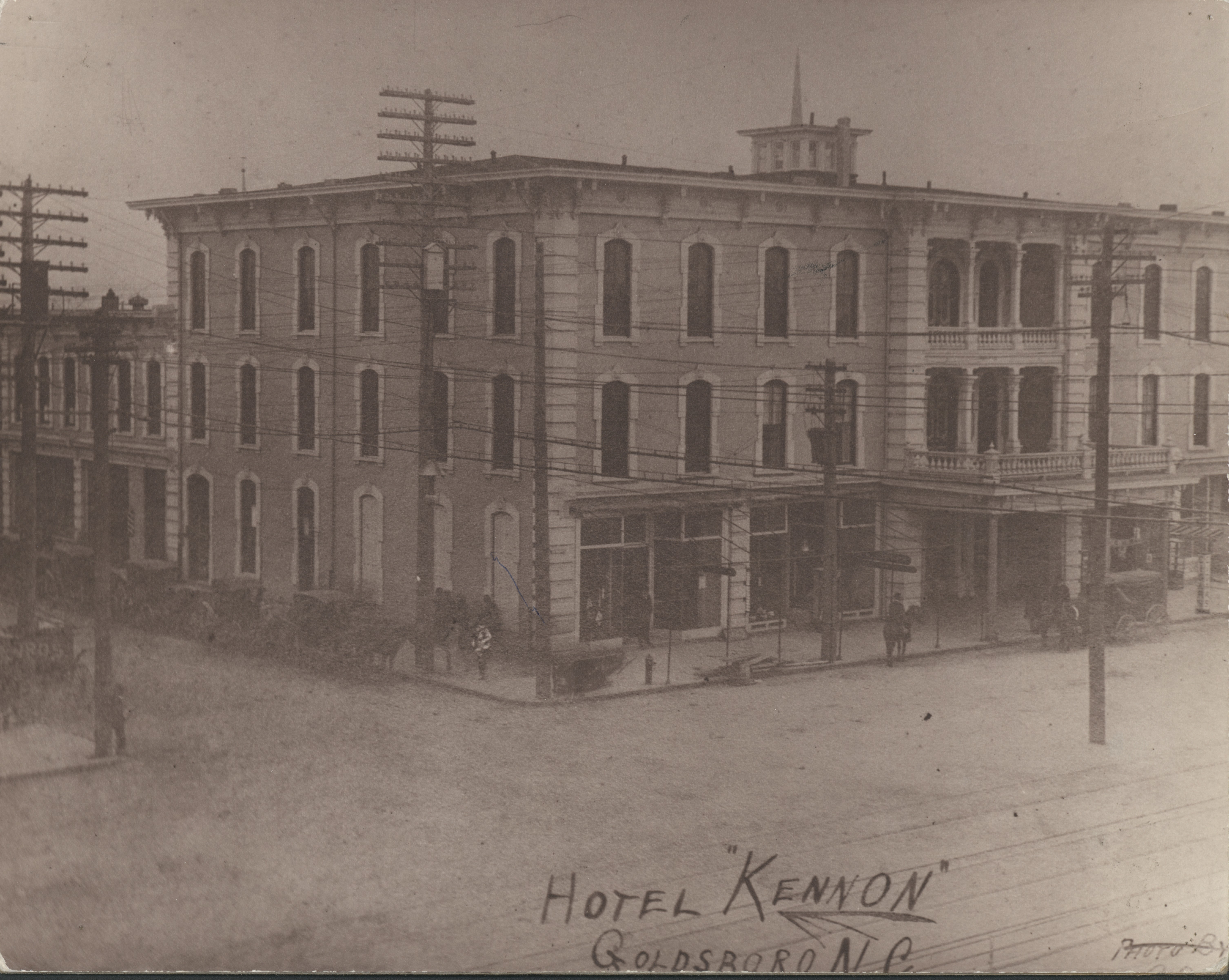 The Hotel Kennon in Goldsboro, NC, circa 1900