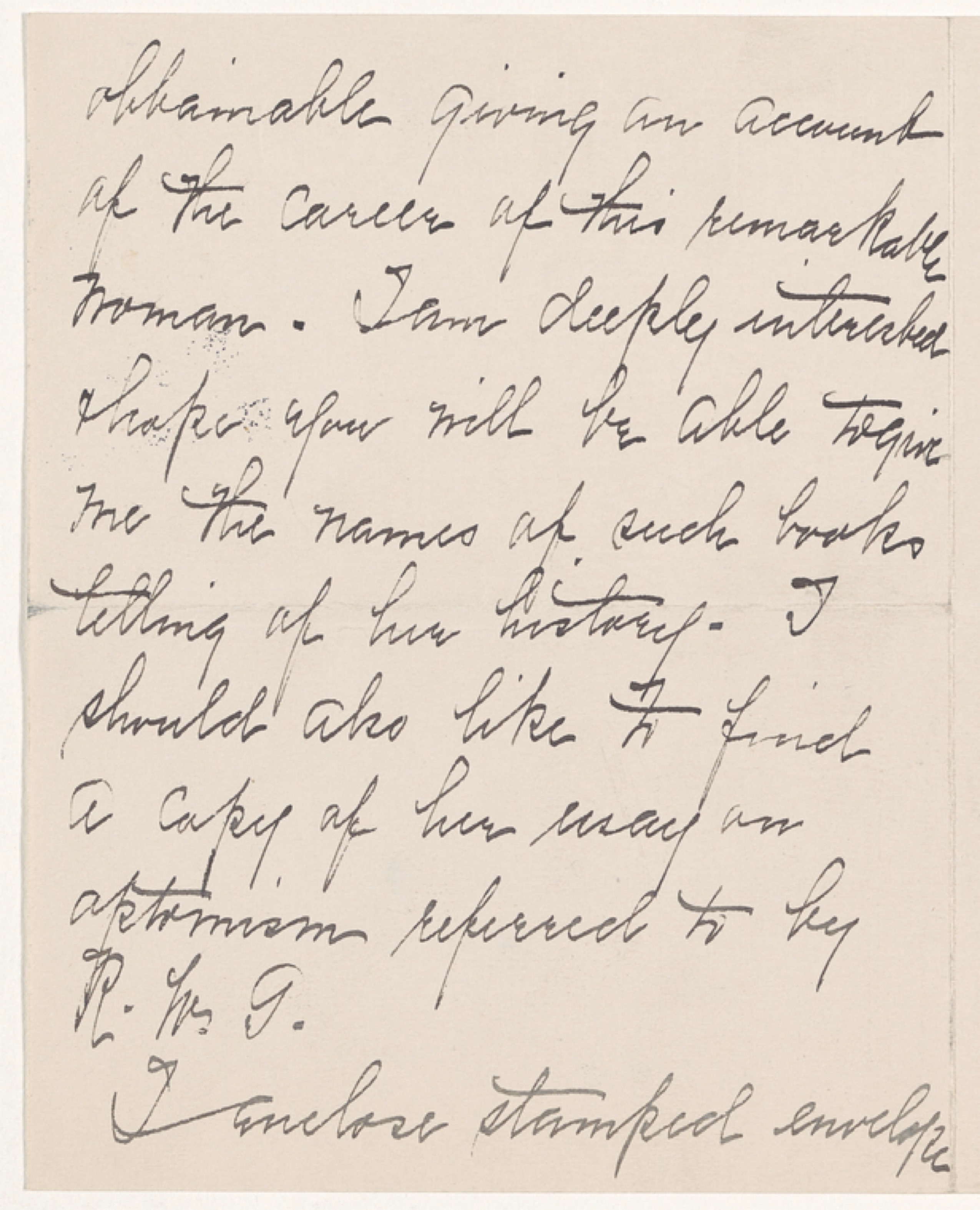 Page 2 of Raleigh&rsquo;s 1905 letter to The Century Company